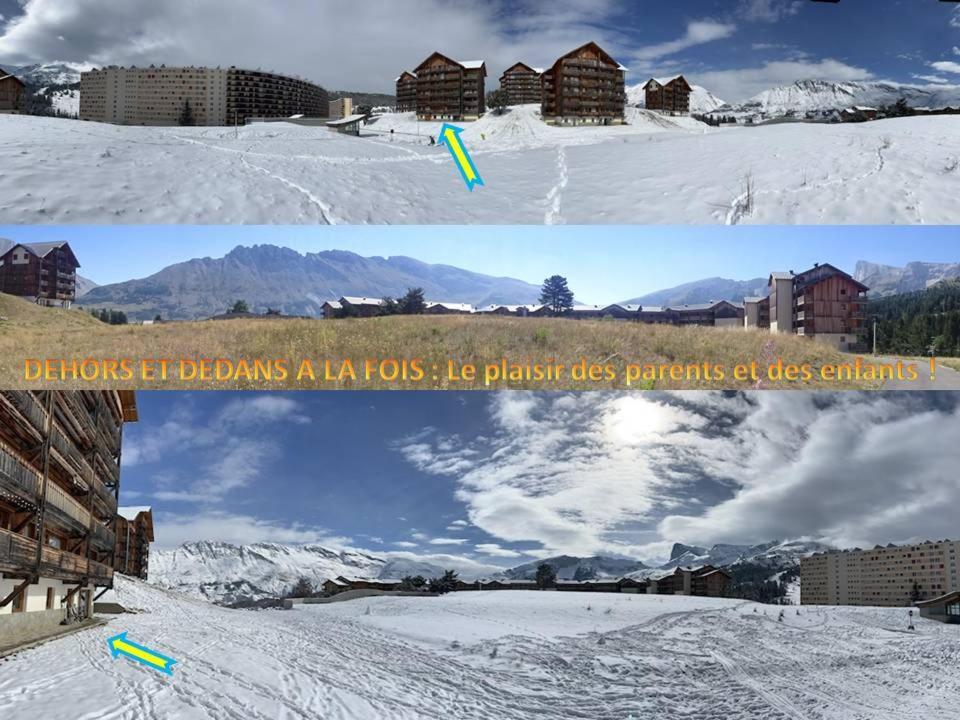 Appartement 8-10 Personnes Superdevoluy Hautes Alpes Rez De Chaussee Vue Panoramique 3 Chambres Le Devoluy Exterior photo